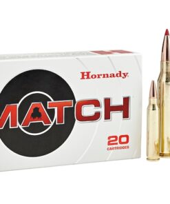 HORNADY MATCH AMMUNITION 338 LAPUA MAGNUM 250 GRAIN HOLLOW POINT BOAT TAIL