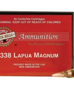 BLACK HILLS AMMUNITION 338 LAPUA MAGNUM 250 GRAIN SIERRA MATCHKING HOLLOW POINT BOAT TAIL 100 ROUNDS