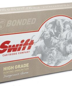 SWIFT HIGH GRADE DANGEROUS GAME HUNTING AMMUNITION 9.3X62MM MAUSER 286 GRAIN SWIFT A-FRAME 240 ROUND