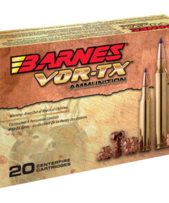 BARNES VOR-TX .338 LAPUA MAGNUM 280 GRAIN LRX BOAT TAIL BRASS CENTERFIRE 100 ROUNDS