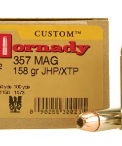 Hornady Custom 357 Magnum Ammo 158 Grain Hornady XTP Jacketed Hollow Point Box of 200