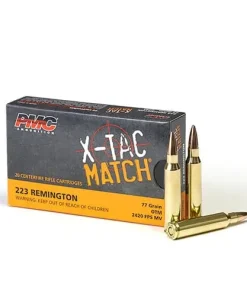 223 Rem – 77 gr OTM – PMC X-TAC Match (223XM) – 800 Rounds