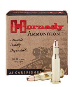 Hornady Custom 218 Bee Ammo 45 Grain Hornady HP Jacketed Hollow Point Box of 25